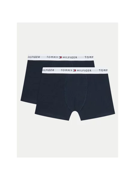 Hlačke Tommy Hilfiger modra