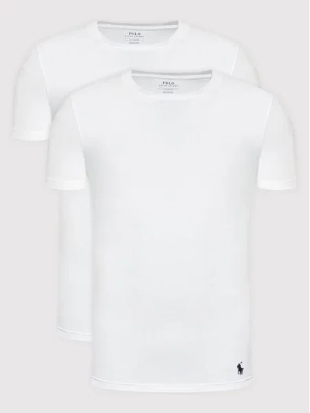 Тениска Polo Ralph Lauren 2 броя мъжка с изчистен дизайн бяло