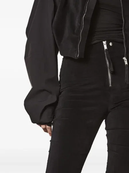 Geacă Thom Krom de catifea negru