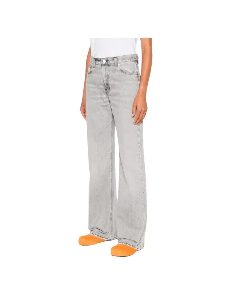 Jeansy dzwony Haikure dzwony szare