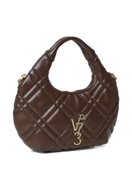 Matlasat geantă shopper V°73 cu autograf maro