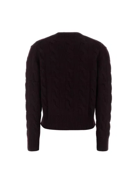 Sweter Polo Ralph Lauren z kaszmiru brązowy