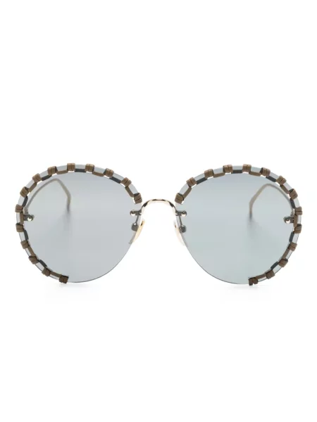Ochelari de soare Chloé Eyewear auriu