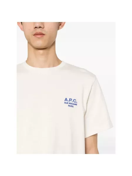Koszulka A.p.c. z krótkim rękawem biała