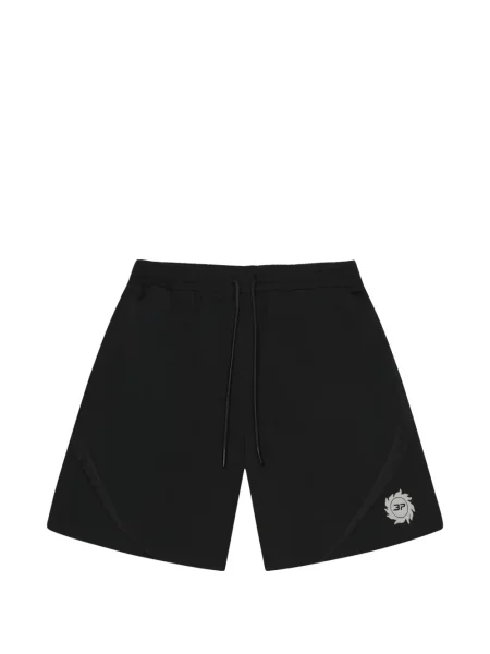 Slip de baie Broken Planet cu imagine cu cordon negru
