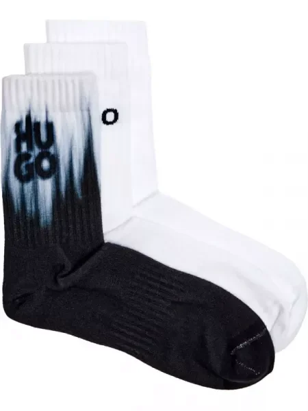 Hugo Bodywear 3 db-os zokni szett 3P QS RIB SMOKEY PES fehér