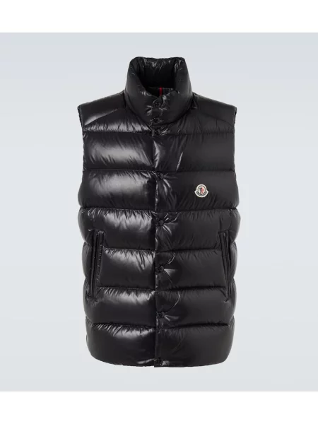 Puh brezrokavnik Moncler Tibb črna