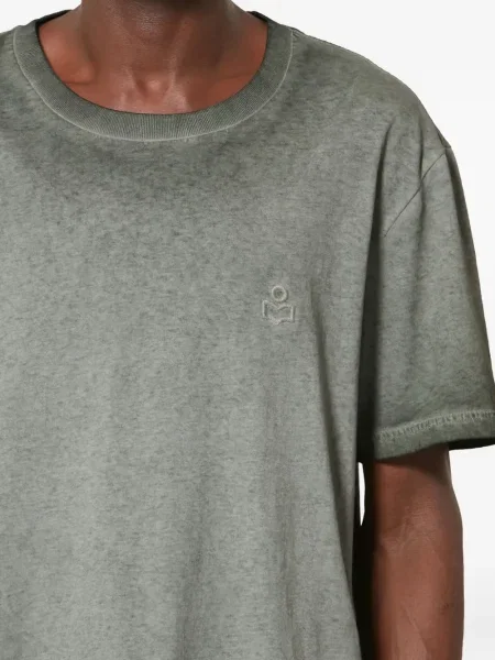 Tricou Marant cu broderie verde