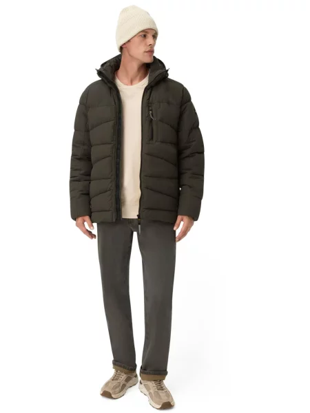 Зимова куртка Camel Active Quilted blouson темно-коричневий синтетичний коричнева