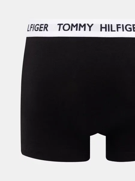 Bokserki Tommy Hilfiger Trunk 3 pary black / black / black czarne