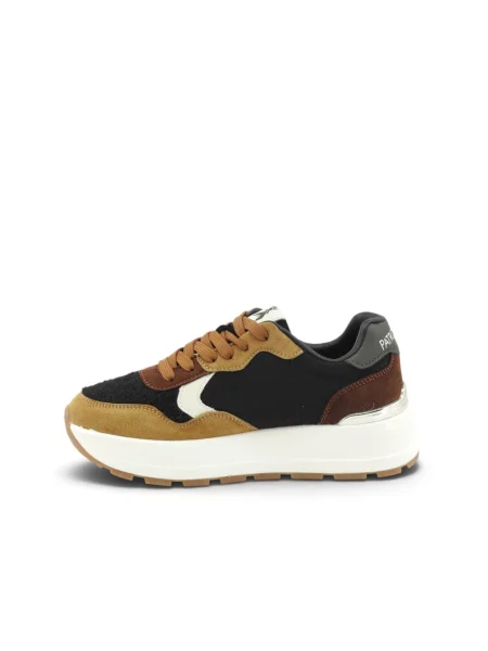 Sneakersy Patrizia Pepe skórzane brązowe