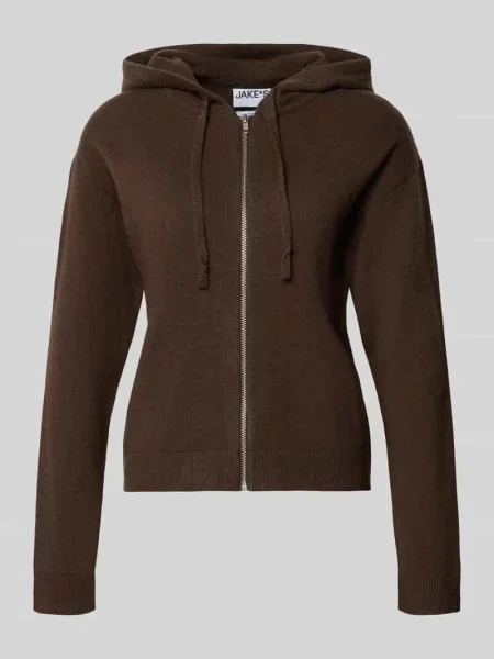 Kardigan rozpinany krój regular fit z czystego kaszmiru Jake*s Casual