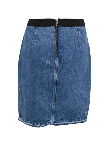 Fustă din denim Sandro albastru