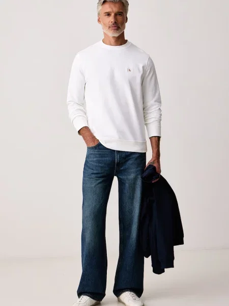 Calvin Klein Jeans Hanorac alb