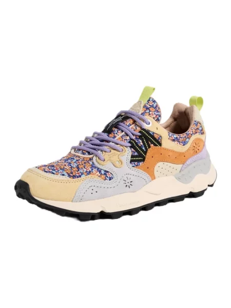 Sneakersy Flower Mountain zamszowe w kwiatki