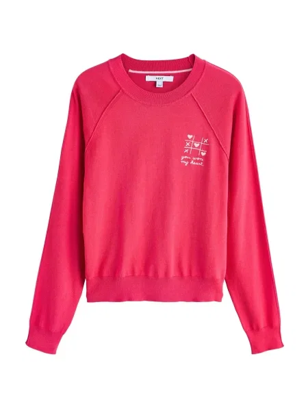 Next Pulover roșu alb