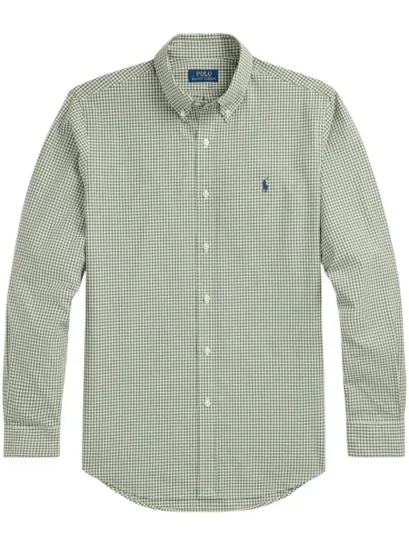 Șapcă Polo Ralph Lauren cu dungi din fleece verde