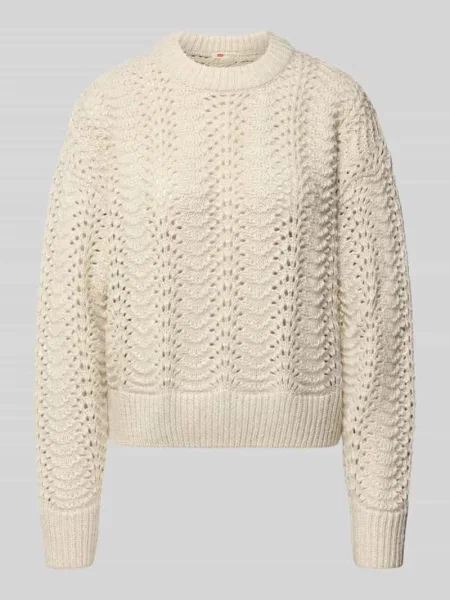 Sweter w kroju relaxed fit z dodatkiem wełny Levi's® 300 biały