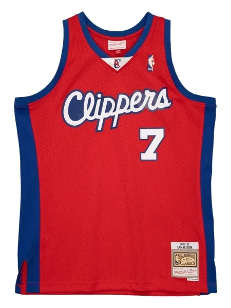 Cămașă Mitchell & Ness din jerseu roșu