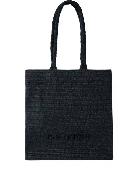 Geantă Issey Miyake cu imagine negru