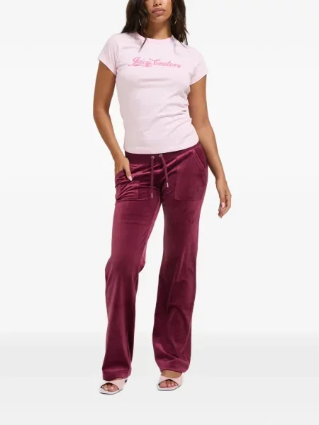 Tricou Juicy Couture cu imagine roz