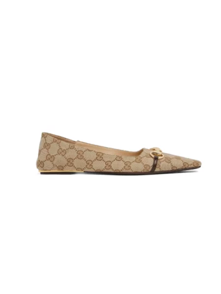 Balerinki Gucci beżowe