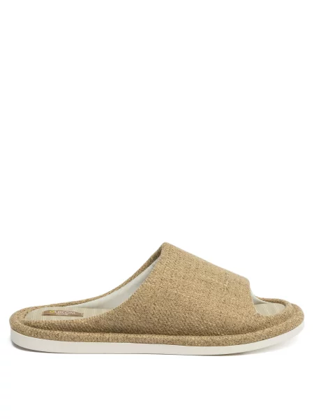 Oldcom Капці Унісекс Текстиль/гума бежевий