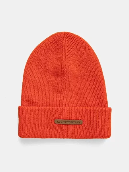 Kapa LA Sportiva Boulder od debelog pletiva vunena narančasta