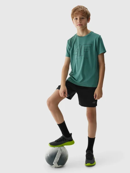 Pantaloni scurți de sport copii 4f negru