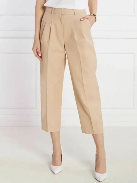 Michael Kors Pantaloni țigarete | Straight fit bej