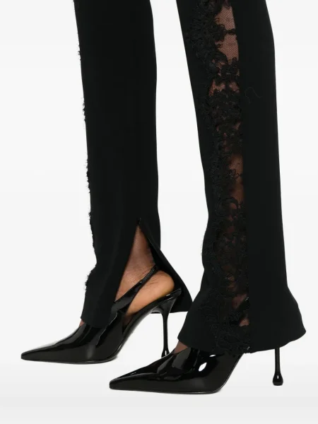 Leggings Stella Mccartney din dantelă negru