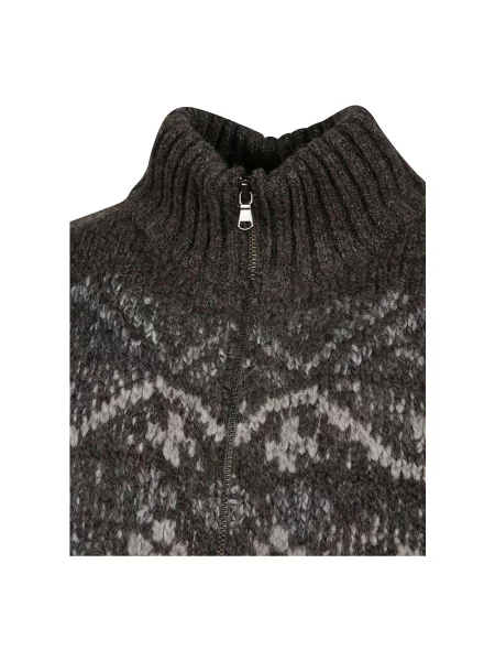 Sweter Amundsen wełniany szary