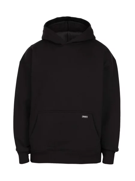 Dropsize Mikina černá / přírodní bílá
