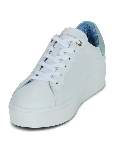 Tenisky Tommy Hilfiger na platforme biela