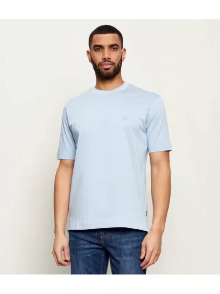 BOSS BLACK Tricou C-Tames 98 | mercerizat negru