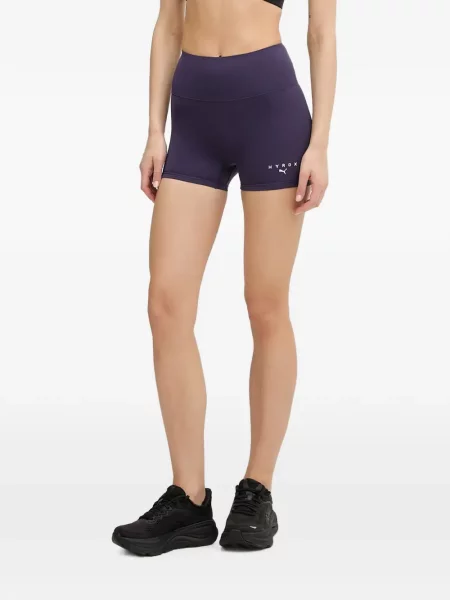 Pantaloni scurți Puma cu imagine violet