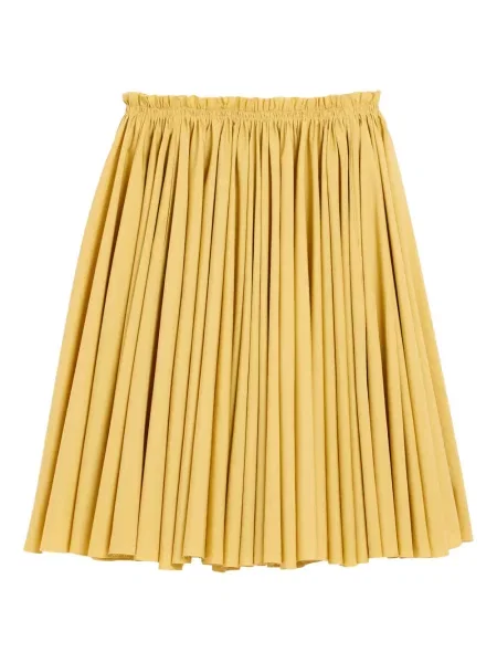 Fustă midi Ami Paris cu volane galben