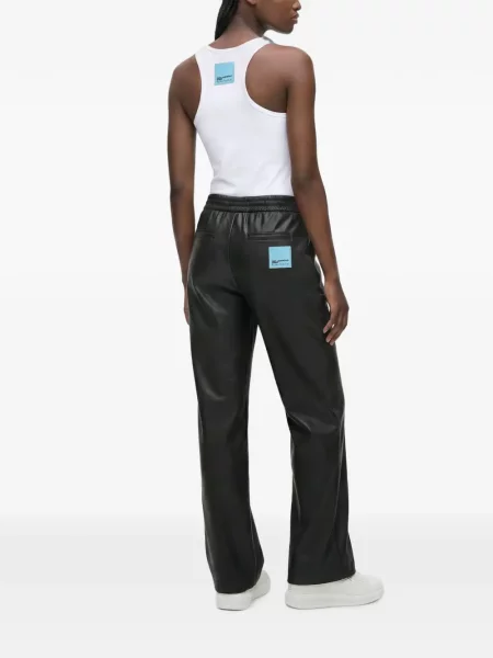 Τρέξιμο παντελόνι Karl Lagerfeld Jeans με σχέδιο μαύρο