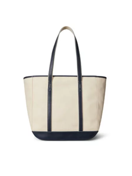 Rankinė Polo Ralph Lauren Écru mėlyna