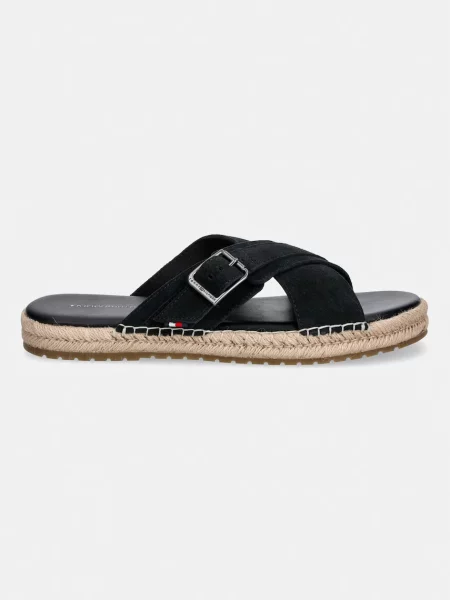 TOMMY HILFIGER Saboți negru