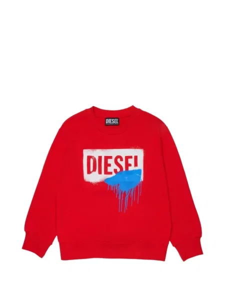Bluza dziecięca Diesel czerwona