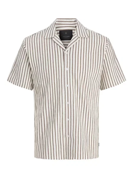 JACK & JONES Cămașă JPRBLADOUGLAS maro alb