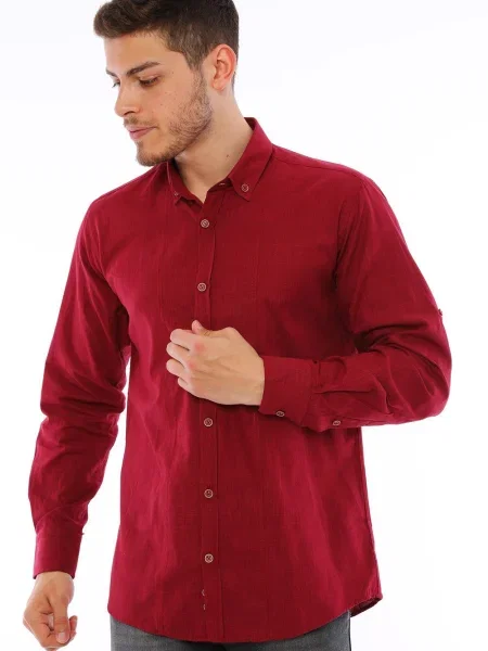 Риза Dewberry винено червено