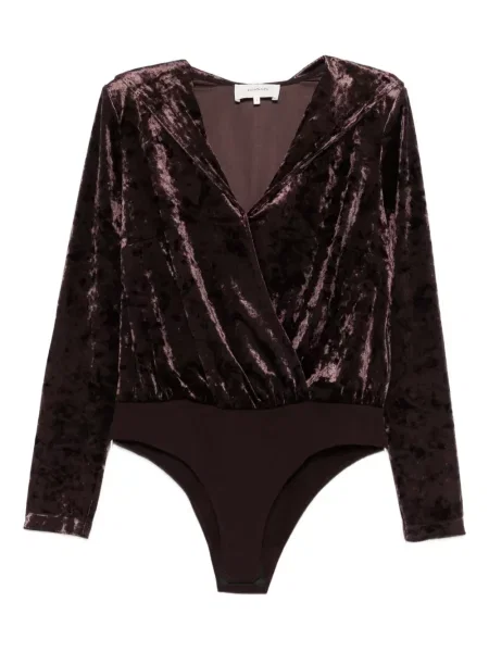 Body Ba&sh cu decolteu în V maro