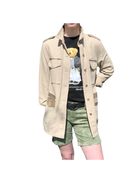 Kurtka Mason's w kamuflażu safari beżowa