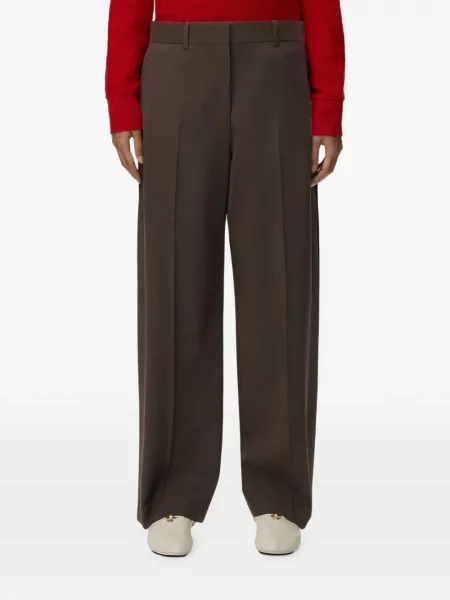 Pantaloni Loewe de lână maro