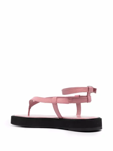 Sandale By Far din piele roz