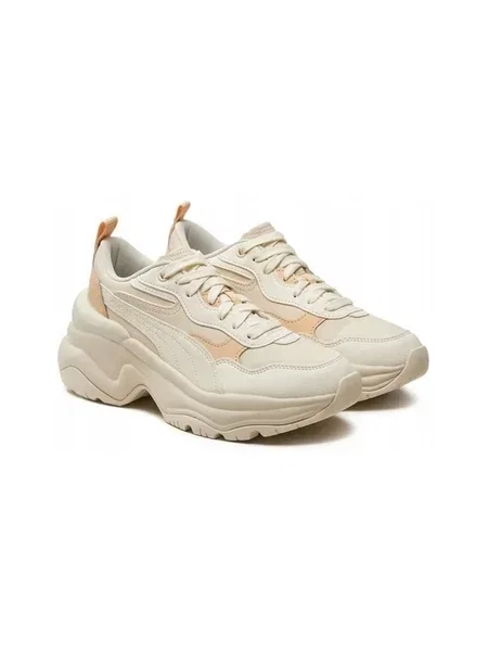 Pantofi Puma cu pană bej
