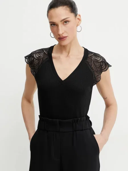 Bluzka Morgan koronkowa czarna