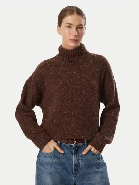 Barbour Bluză cu gât Stanford Oversize maro
